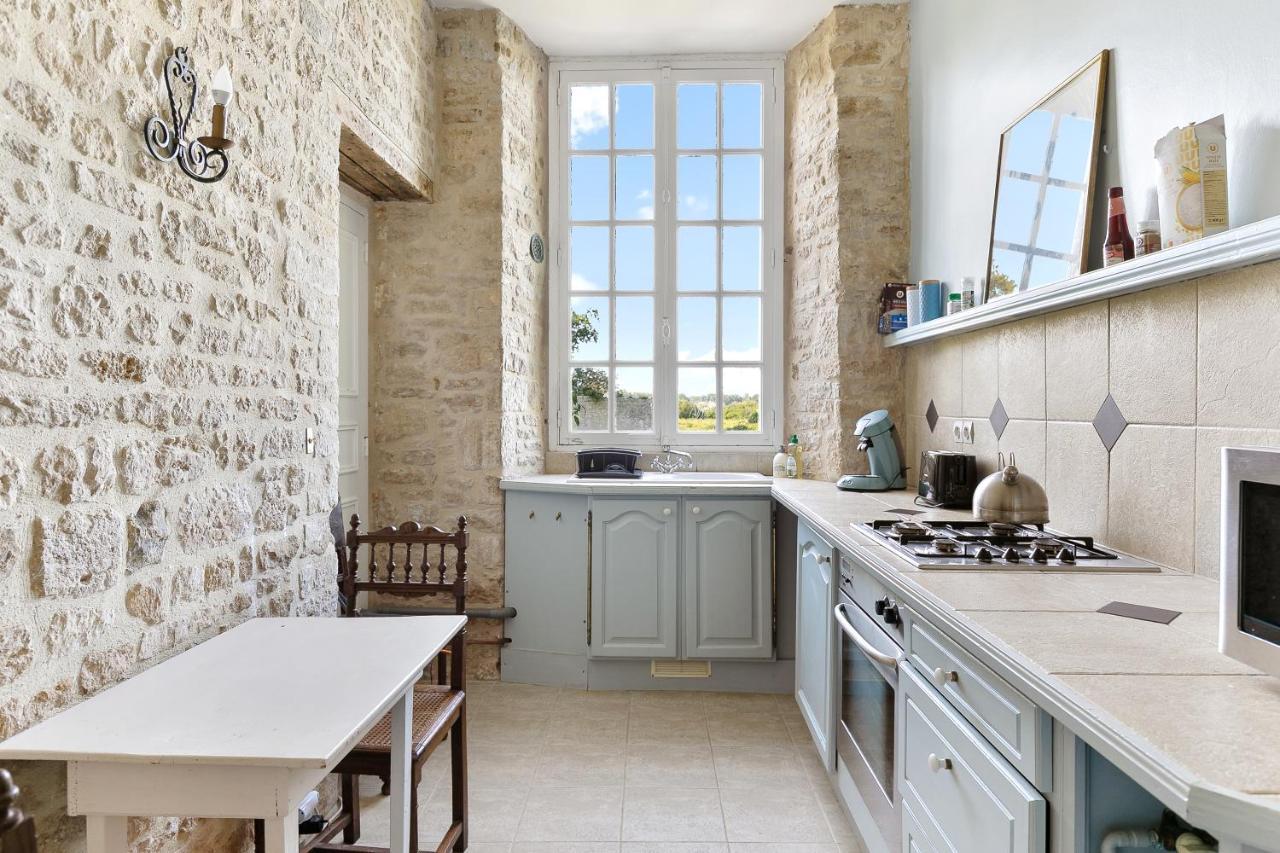 Apartment In A 17Th Century Manoir - Chateau Isle Marie 皮科维尔 外观 照片